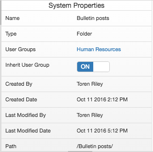 System Prop
